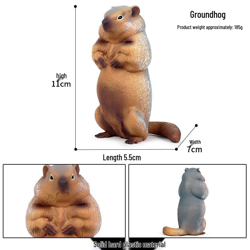 Simulation Animal Model Toys - Mouse, Marmot, Flying Squirrel, Naked Mole Rat, Squirrel, Weasel, Golden Hamster Ornaments