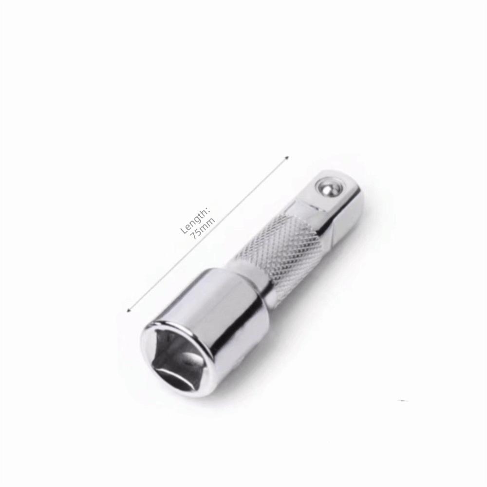 

3PCS Chrome-Vanadium Steel Socket Extension Bar Impact Socket Extension Connector Automotive Repair 3In