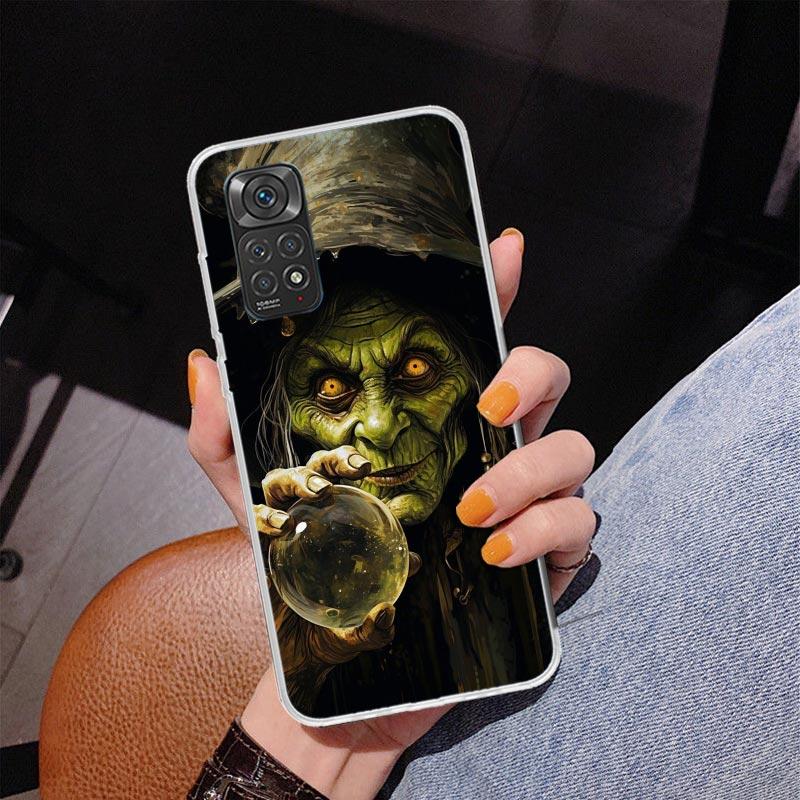 Halloween Moon Witch Horror Phnoe Case for Phnoe Case for Xiaomi Redmi Note 15 14 14S 13 Pro Plus 12 12S 11S 11E 10S 10 11T 5G U