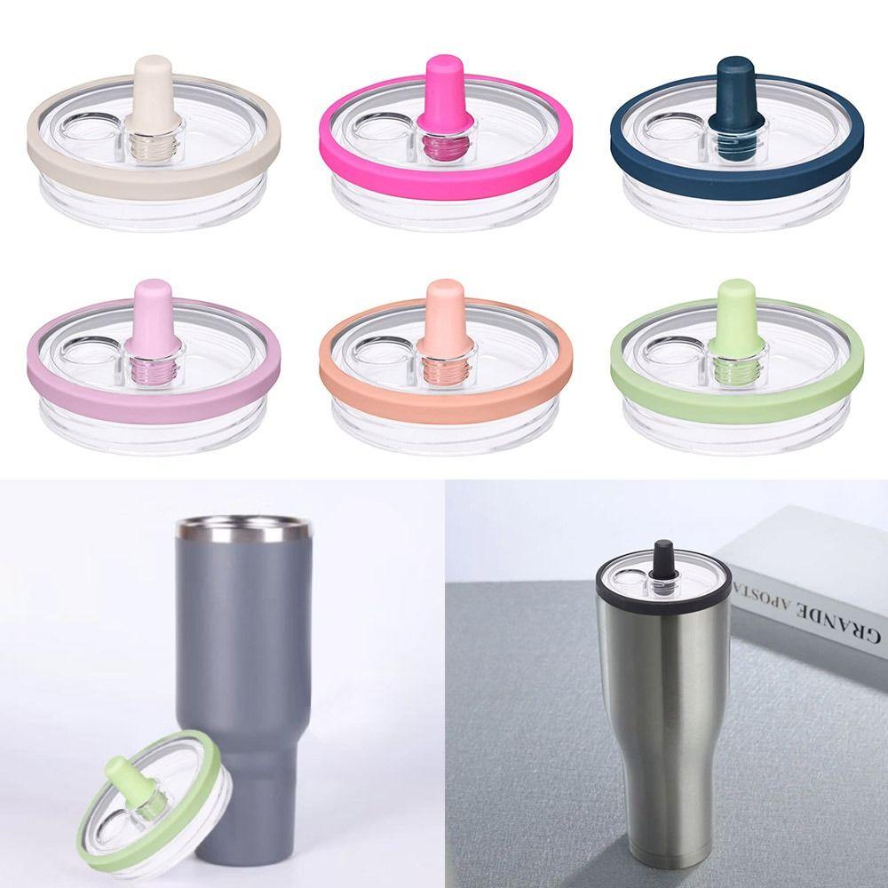 Scratch-proof Sealing Cup Cover Dustproof Replacement Fit Ice Cup Lids Water Cup Accessories Straw Lid for 30oz Cup/Tumbler