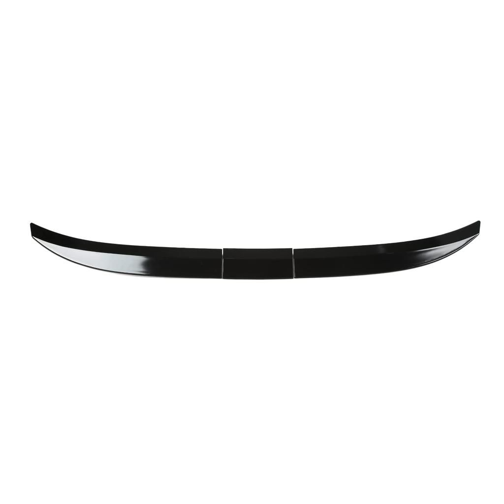 3-Piece Adjustable Tailgate Spoiler Wing, Gloss Black Rear Trunk Spoiler Lip for Toyota Civic, Universal Fitment