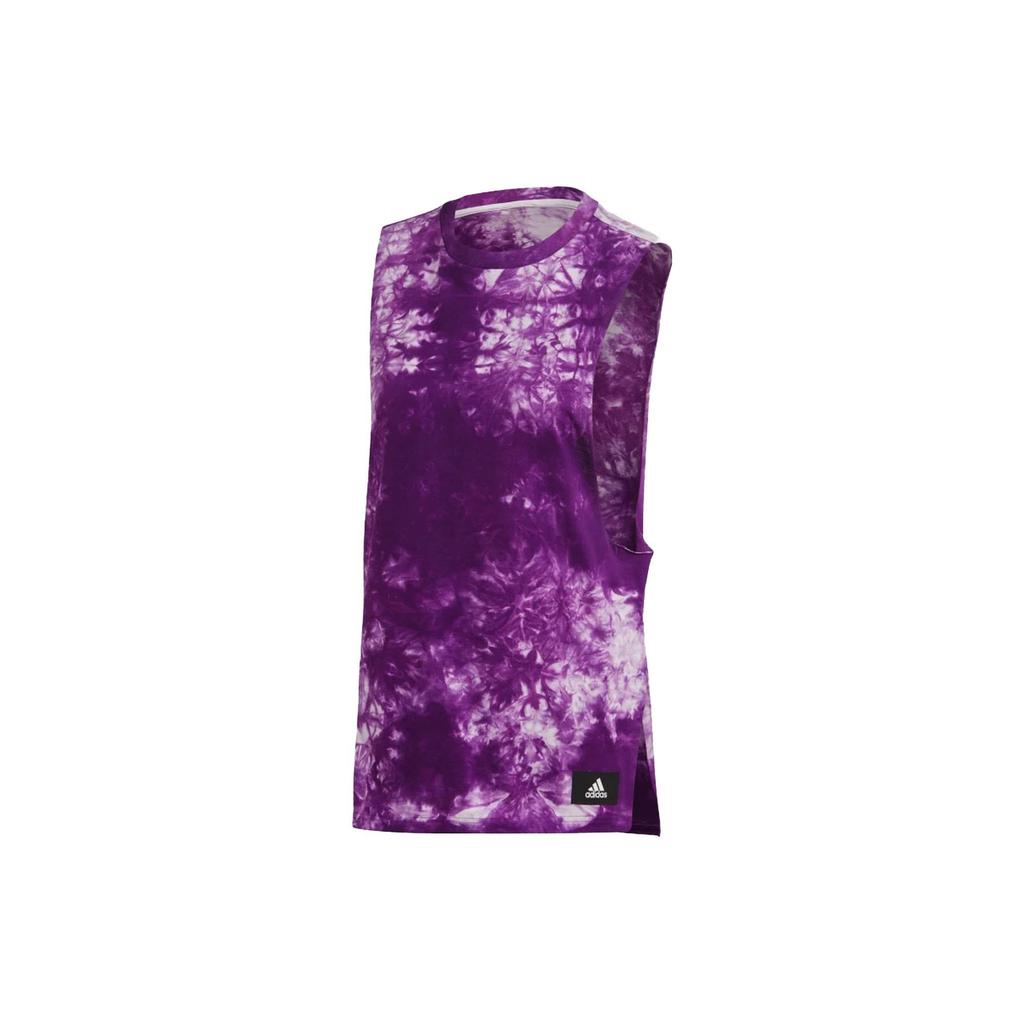 Adidas Loose Fit Printed Sleeveless Top Women tops Pink GM3866