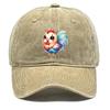 Rooster Print Adjustable Baseball Hat, Animal Flat Cap Lightweight Vintage Non-Stretch Fabric Headwear Snapback Sun Hat