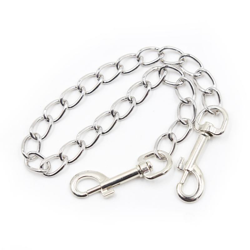 Hoyytu Adult Restraint Handcuff Double End Metal Hook Chain Portable Design for Couple Bondage Travel Intimate Use