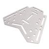 Motorcycle Rear Luggage Rack Stainless Steel Tail Storage Rack Top Box Holder Support Bracket Replacement for Zontes