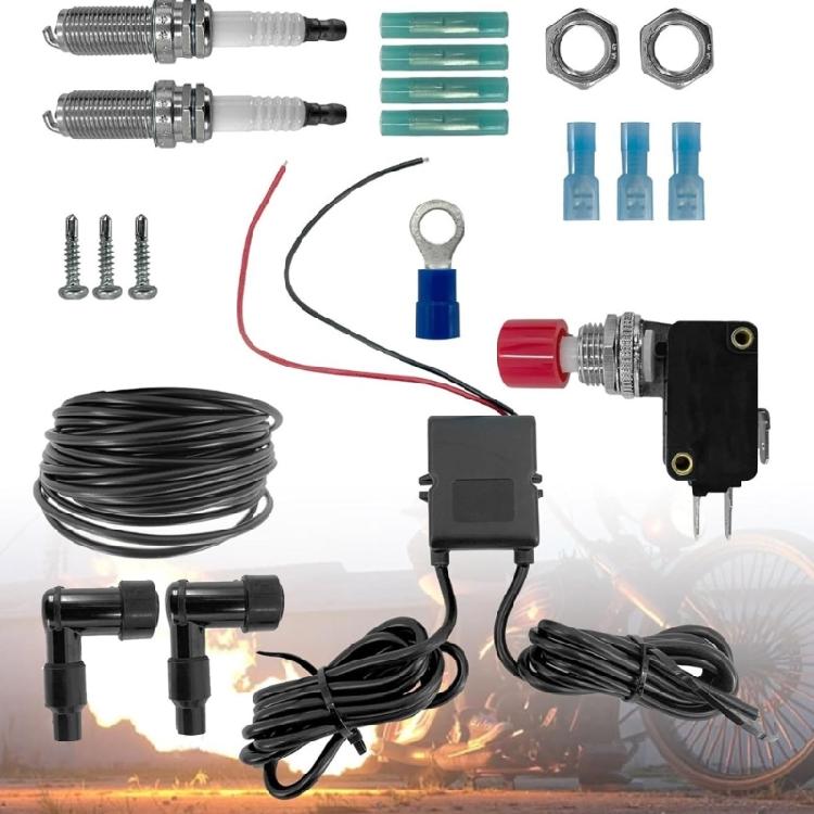 Flammenwerfer Enthält Alle Einbauteile Auspuffflammen-Set Doppelflammenwerfer Modifikationszubehör