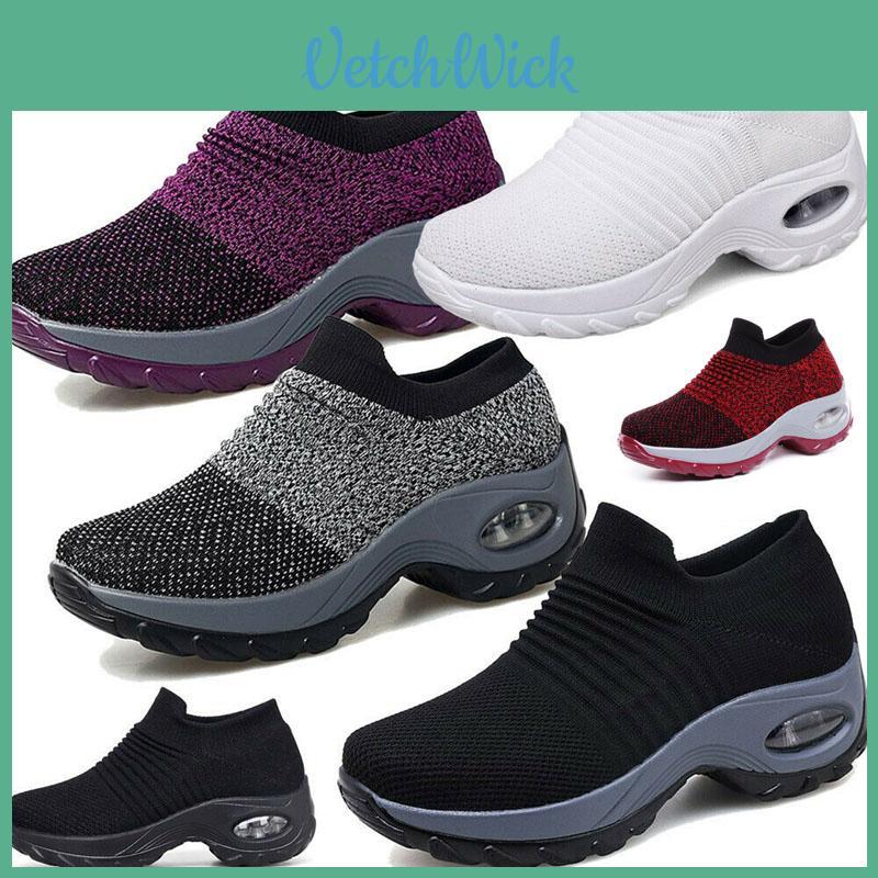 Women's Trainers Mesh Sport Running Sneakers With Semi-rigid Arch Support