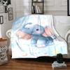1pc Elephant Name Blanket Lightweight Flannel Throw for Sofa Bed Travel Camping Livingroom Office Couch Chair