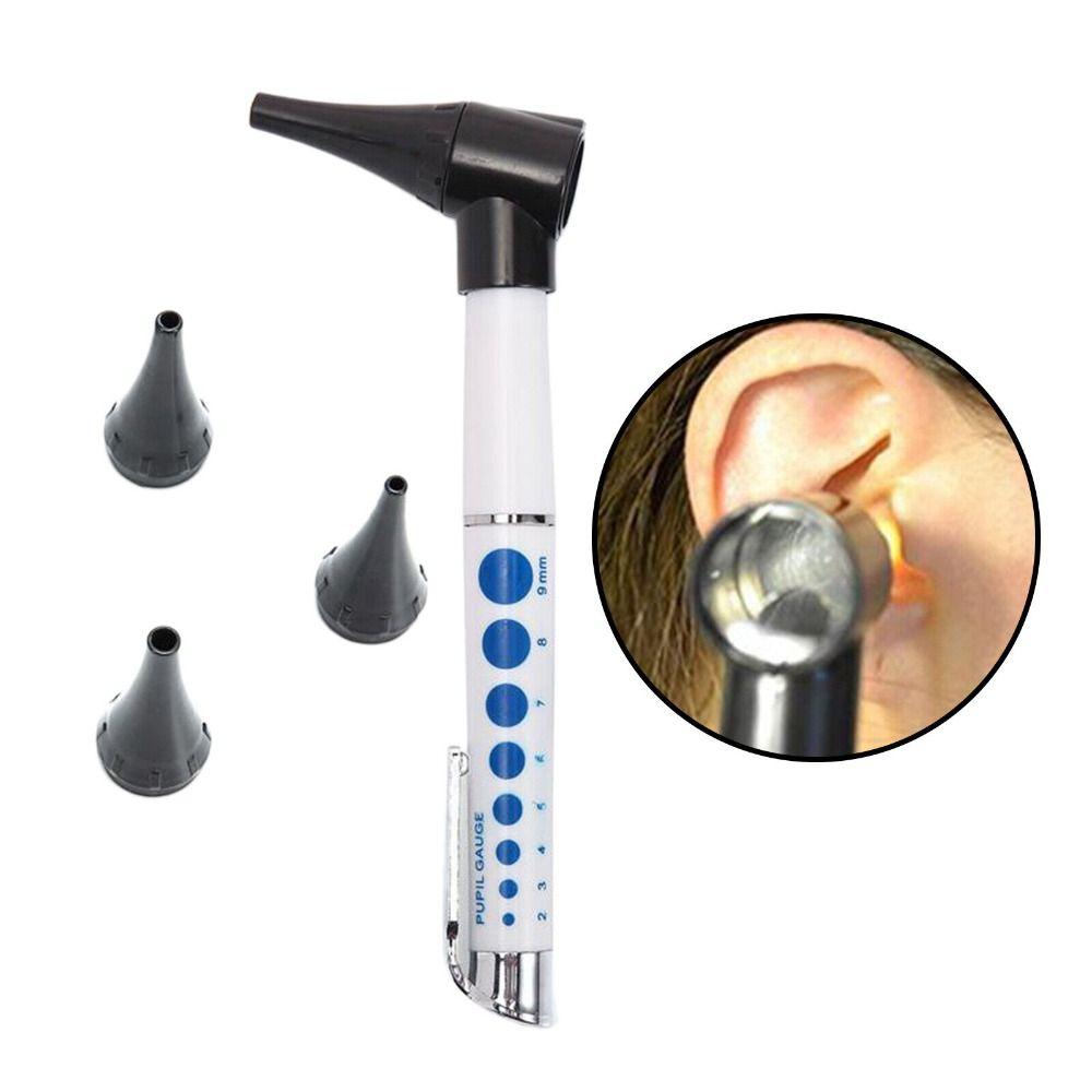 Medical Ear Light Professional Ear Magnifier Set Portable Ear Otoscope Pen  Diagnosis
