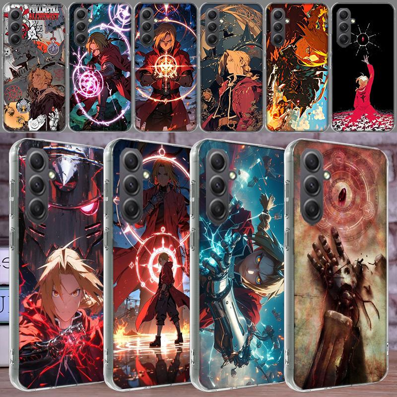 Anime F-Fullmetal A-Alchemist_ Brotherhood Phone Case For Samsung A16 A26 A36 A56 A17 A03S A04S A02S A05S A50S A30 A20 A70S A40