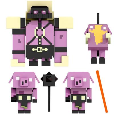 Mattel Minecraft Legends Invaders from the Nether Action Years Old and HFG51 [4 Figures] [6 Up]