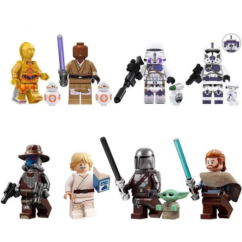 Planet Series Minifigure Building Blocks - Small Particle Assembly Battle Toys