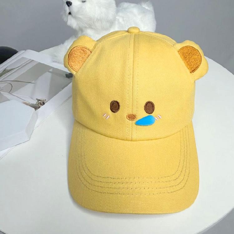 Summer Breathable Unisex Caps Embroidered Pig Design Adjustable Design For Different Ages Outdoor Sports And Vacation