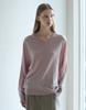 Nutopeu Wholegarment Wool V-Neck Knit_Pink