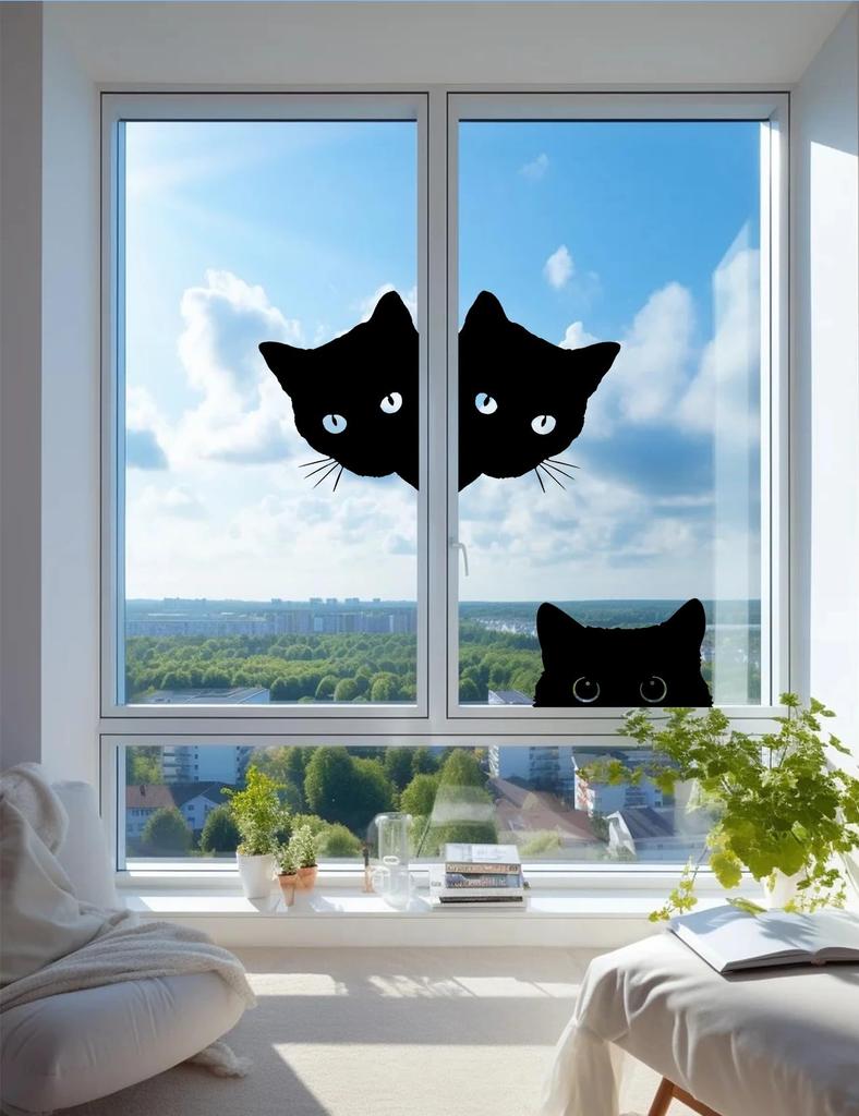 ZQX Cat Cat Cat Funny Parody Sticker Sticker for Entryway, Door, Car, Motorcycle, Etc.