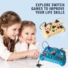 Non-Toxic Children'S Puzzle Busy Board Early Education Toys Buttons Switches Socket Led Lights Analog Circuit Board Sensory Toys For Baby