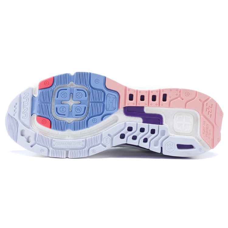 New LINING Furious Rider 5.0 Casual Shoes Women's Low Top Standard White/Light Iris Purple ARZR002-9