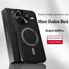 For Redmi K80 Pro Case Magnetic Elegant Leather Wear-Resistant Lens Fully Covered Non-Slip Grip Edge Cover Shell