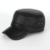Sheepskin Baseball Cap/Beret for Men - Autumn Winter Casual Fashion Hats for Mature Youth Elderly