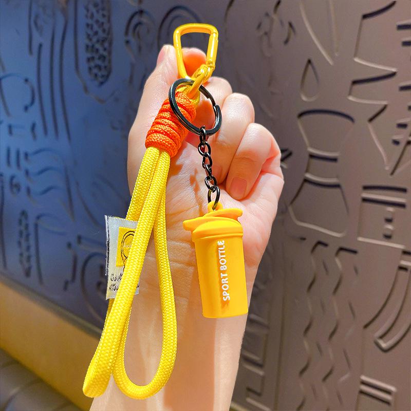 High-Grade Mini Fitness Equipment Keychain Charms & Ornaments