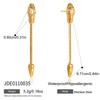 Hot Selling Jewellery Unique Snake Accessories Stainless Steel Luxury Zircon Jewelry 18K Gold Plated Stackable Dainty Necklace