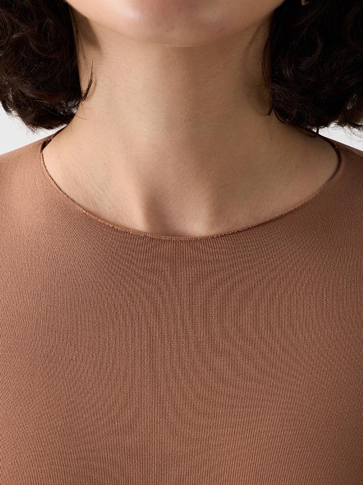 Seamless Short Sleeve Yoga Bodysuit - Nude Feeling