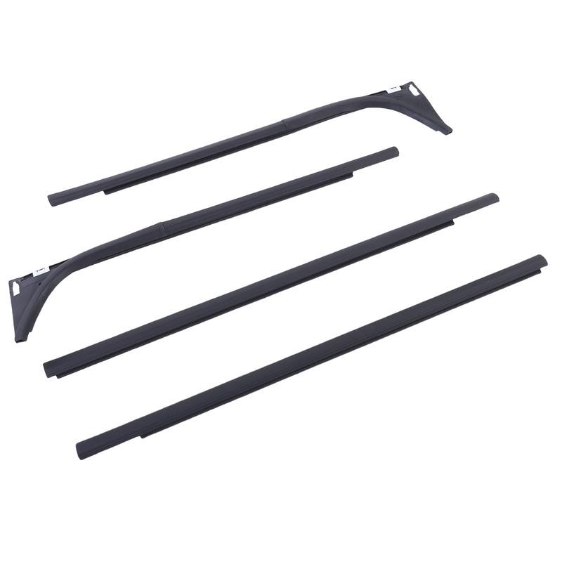 4Pcs Car Window Seal Strip Set Replacement for Mazda BT50 4 Doors 2012-2019 1D00-50-640 Rubber Weather Proof Supplies