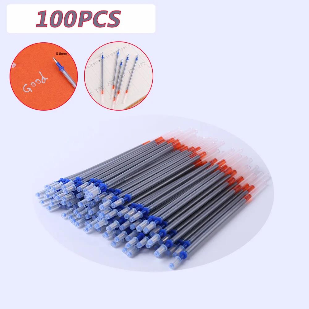 

500-100pcs Mercury Refillable Pen Water Erasable Pens Fabric Leather Craft Refill Pen for Leather Embroidery Fabric Sewing Tools