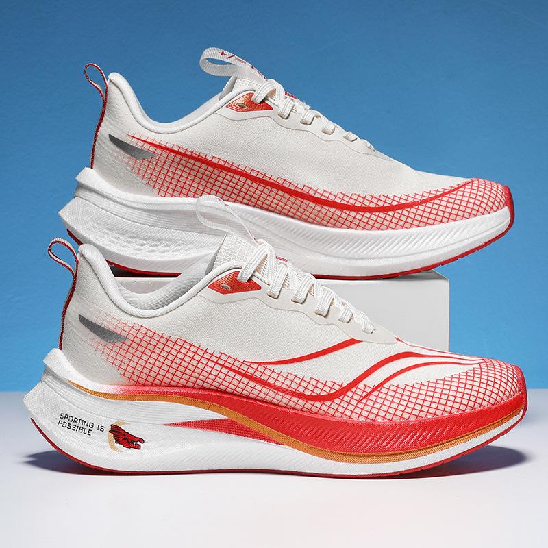 

High-end Red Rabbit 7PRO running shoes really burst bottom carbon board couple running shoes high elastic shock lightweight sports shoes men s a 45