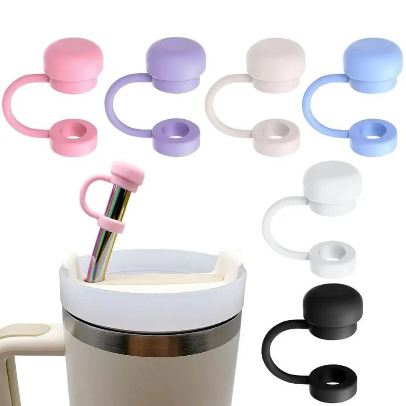 Reusable Silicone Straw Covers: Leak-Proof Dust-Proof for Stanley Cup & Tumbler
