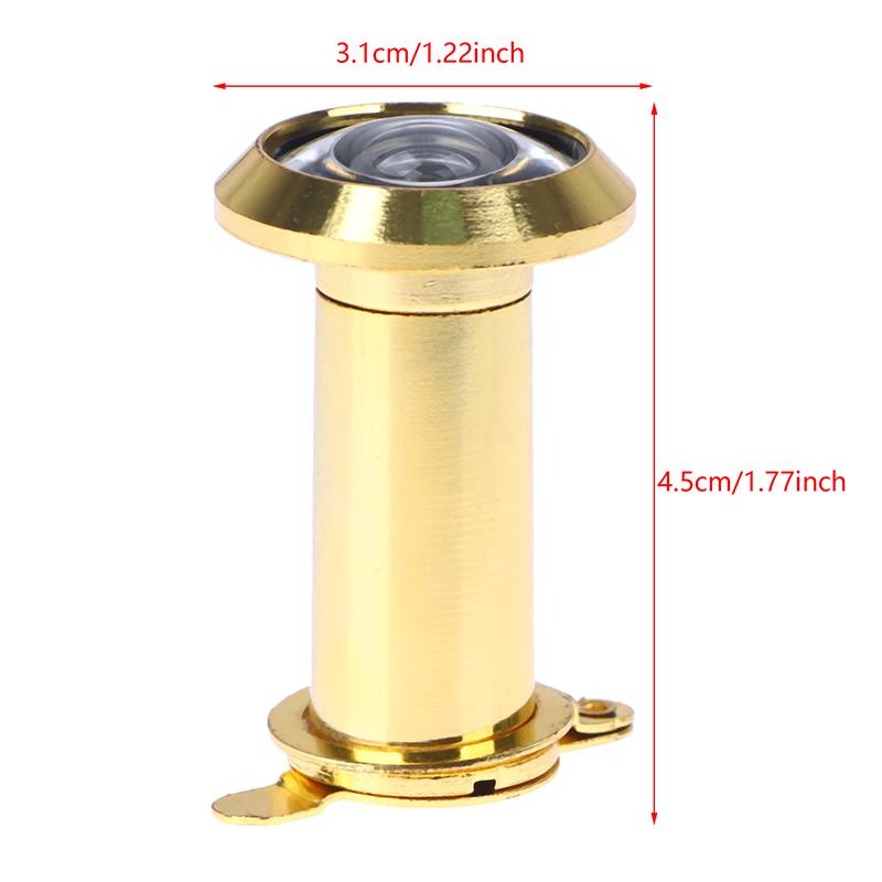 Spioncino per porta con angolo di visione ampio 220 gradi, copertura per la privacy, spioncino di sicurezza per porta, spioncino con copertura per la privacy, lente in vetro ottico