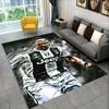CR7 Goat Ronaldo Football Star Carpet Rug for Playroom Bedroom Living Room Sofa Home Decor,kids Area Rug Non-slip Floor Mat Gift