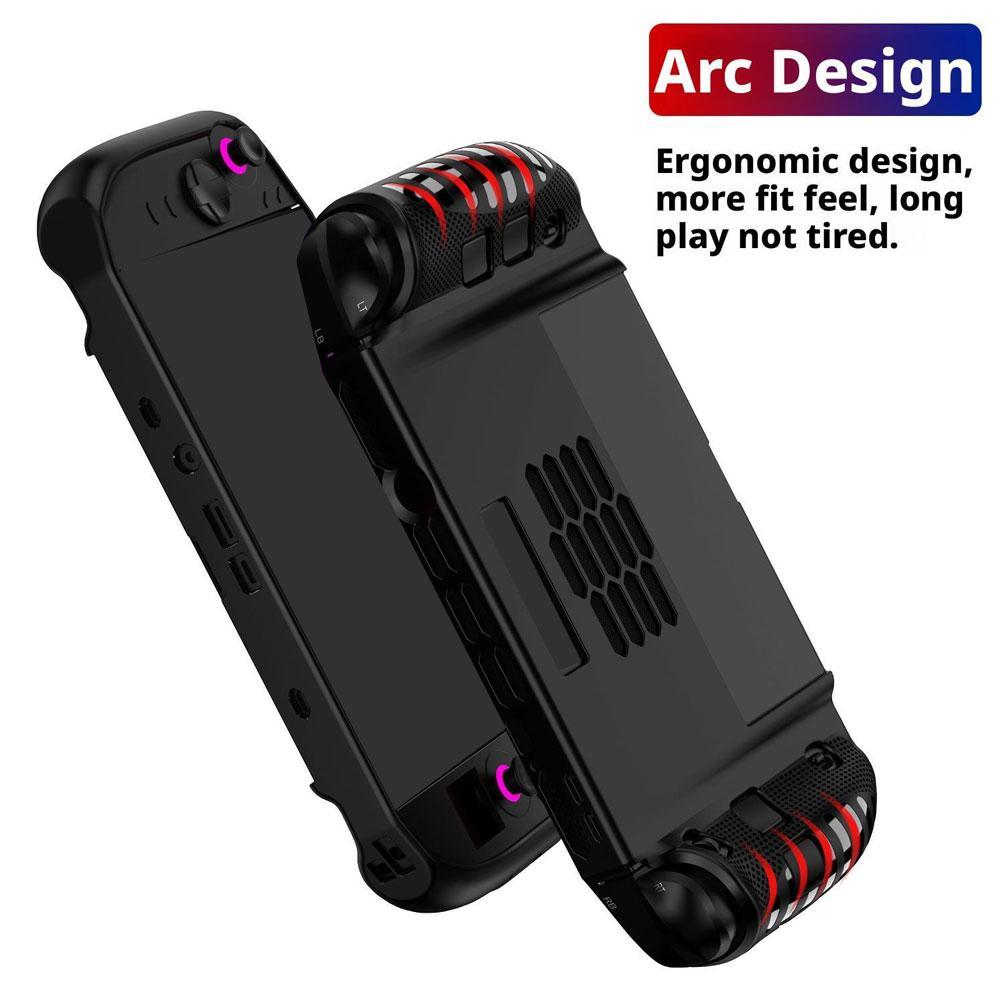 TPU Soft Protective Case For Lenovo Legion Go 2 Anti-Slip Ergonomic Grip Gaming Console Cover Skin Shockproof Protective Accesso