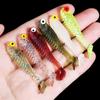 Night Fishing Luminous Artificial Silicone Bait Wobbler Swimbaits Luminous Fishing Lure Worm