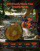 VEVOR 40 cc Gas Chainsaw, 14 inch Gas Powered Chainsaw, 1.8 HP Power Chain Saw with Non-Slip Handle, Gas-Powered Chainsaws with Dual Fuel Tanks