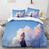 Anime Game Genshin Impact Ganyu Bedding Set Bedroom Soft Modern Bedspreads Comefortable Duvet Cover Quilt Cover And Pillowcase