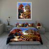 Egyptian-themed cat. Bedding Duvet cover sets Duvet covers Pillowcases gifts (1 * Duvet Cover 2 * Pillowcases, without duvet insert)