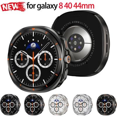 Funda Metálica Para Samsung Galaxy Watch 8 44mm/40mm Funda Protectora Accesorios Marco Duro Parachoques Protector Metálico Para Galaxy Watch 8
