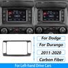 For Dodge Durango 2011-2020 Carbon Fiber Center Console Gear Shift Air Outlet AC CD Window Lift Trim Set Car Accessories Sticker