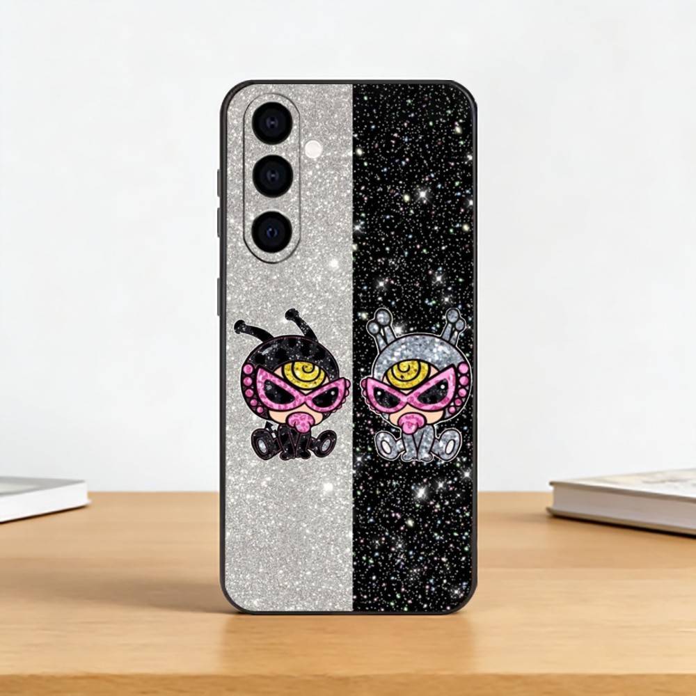 H-Hysteric Mini COLORFUL Phone Case For Samsung Galaxy A73,A72,A71,A70,A53,A52,A51,Others Soft Black Cover