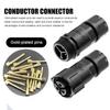 M28 Docking/Panel Type Industrial Grade Waterproof Aviation Plug 2/3/4/5/6pin Solderless/Welding Connectors M28 25A/35A/50A 300V