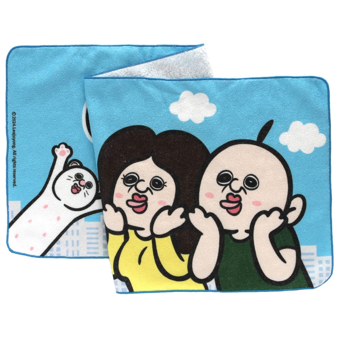 

Daily Life Face Towel 0001 Face Towel Panpan-kun s (Blue) Women s 001135-0001-01 синий