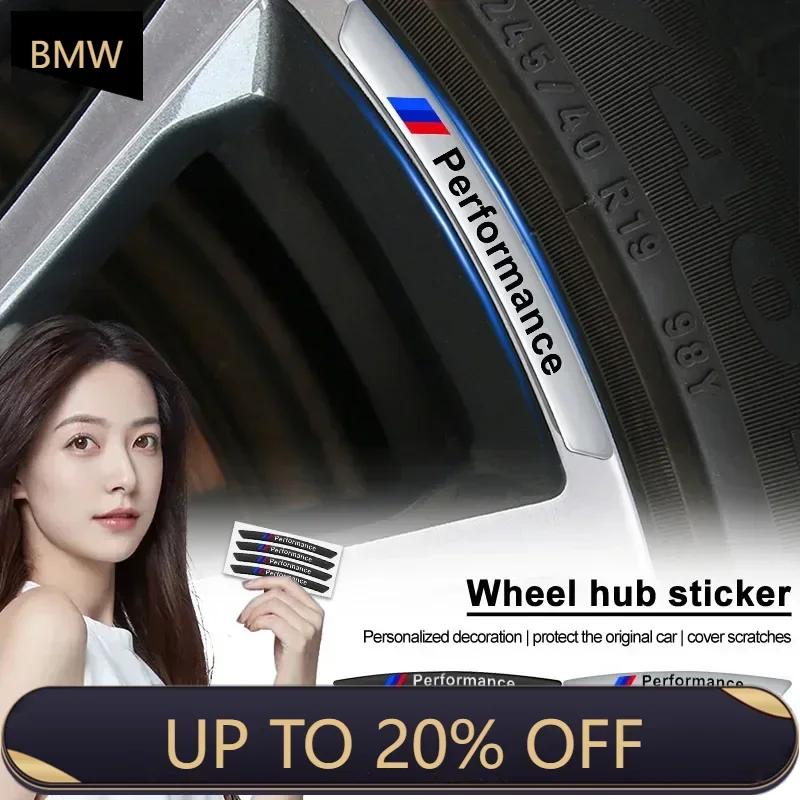 BAIR7 For BMW Car Styling Auto Wheel Hub Badge Tire Rim Stickers Accessories For BMW E46 E39 E90 E60 E36 F30 F10 E34 E30 F20 E92 M3 M4
