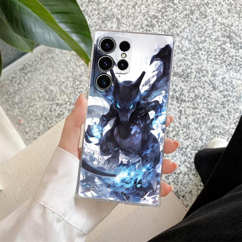 Pokemons Umbreons Gengars S25FE Clear Case For Samsung Galaxy S25 S24 S23 Ultra S20 S21 FE S22 Plus A56 A36 A17 A07 Phone Cover