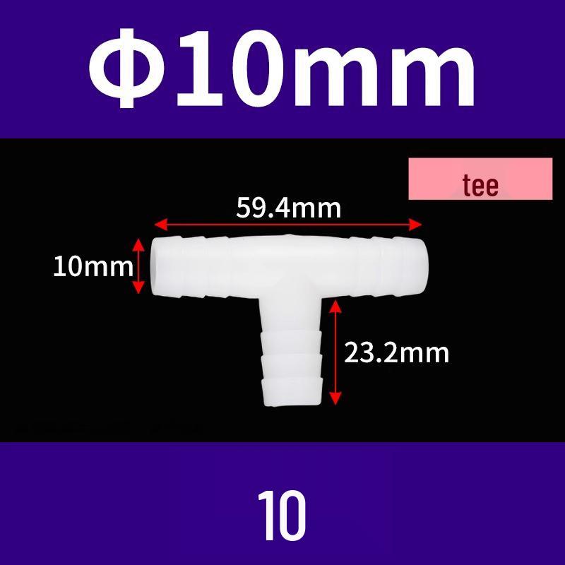 Kunststoffverschraubungen: T-Stück, Winkelstück, Gerade, Reduzierstück, Schlauchverbinder, T-Stück, L-Stück, 1-teilig