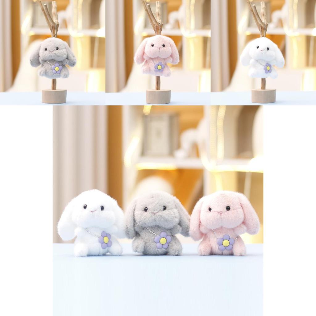 Bunny Plush Toy With Pp Cotton Filling For Kids Girls Soft Stuffed Animal Gift