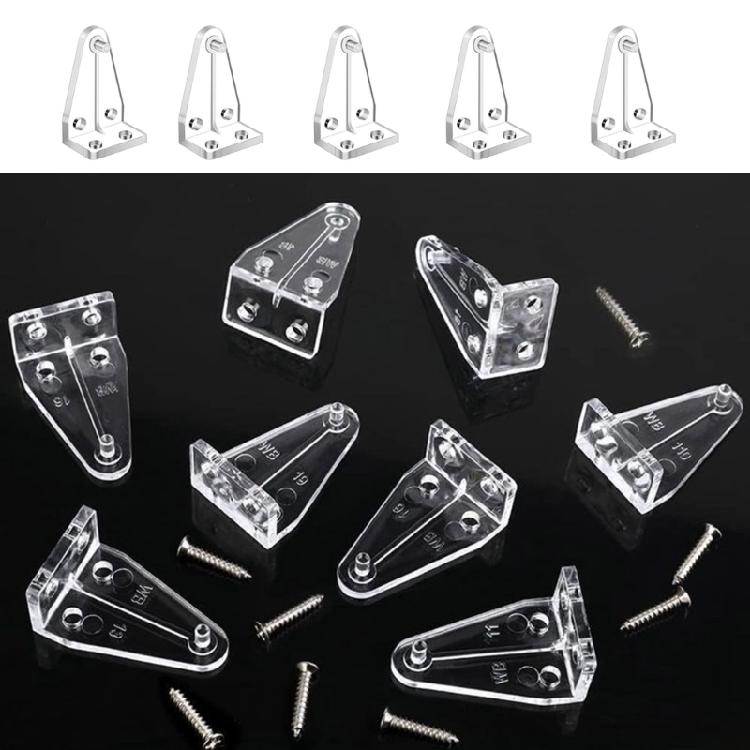 12/24Pcs Blinds Bottom Hold Down Brackets Clear Rails Holders Clips for Home Decors Use Window Curtain Accessories