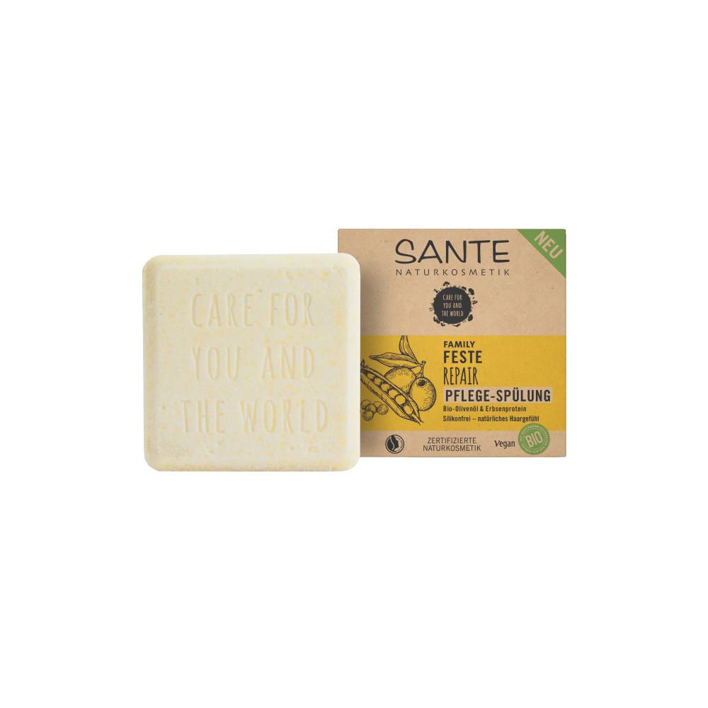 

Sante - Твердый кондиционер Family Repair - Органическое оливковое масло и гороховый протеин -