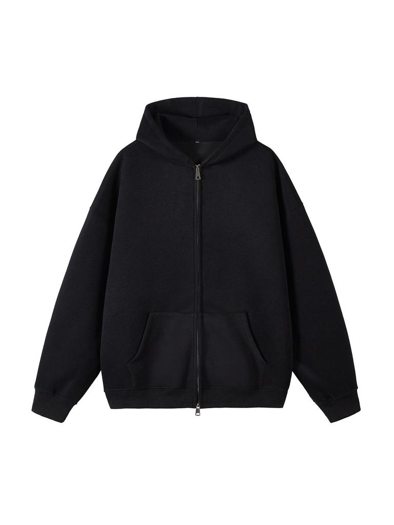 Unisex Trendiger Retro Reißverschluss Hoodie, Lässige Lockere Passform