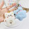 Cartoon Plush Little Bear Pendant Brooch - Cute Doll Decoration for Student Bags